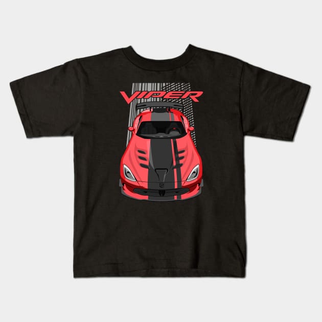 Viper ACR-5thgen-red black Kids T-Shirt by V8social